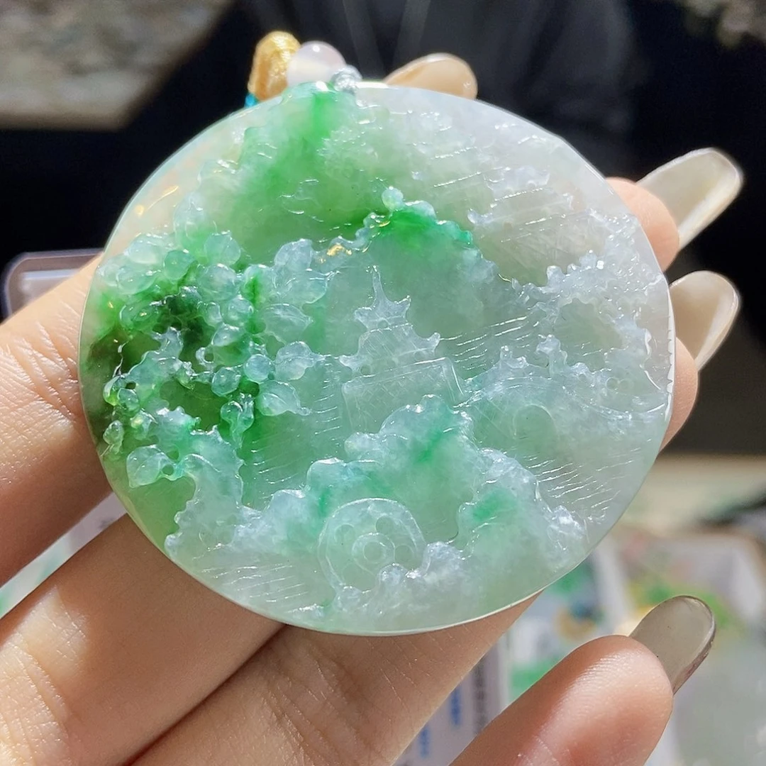 颈饰未镶嵌翡翠翡翠