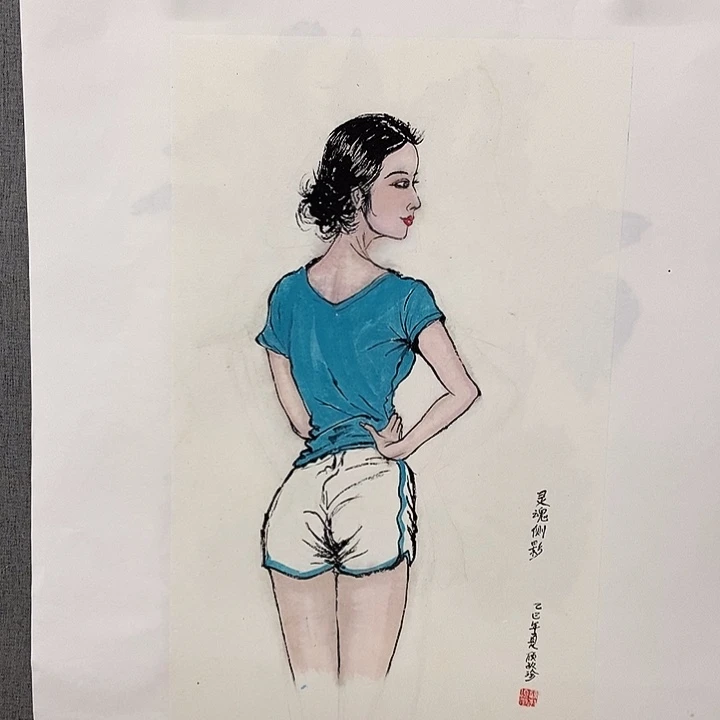 国画手写手绘作品123