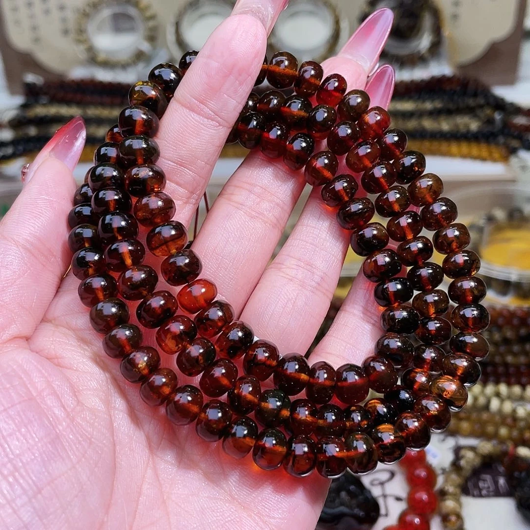 琥珀未镶嵌裸石8血珀