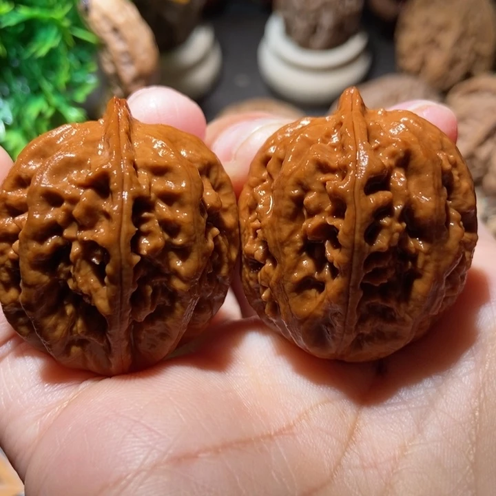 把件文玩核桃东北楸子小雪45