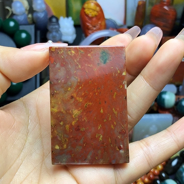 硅化玉未镶嵌吊坠(不含链)