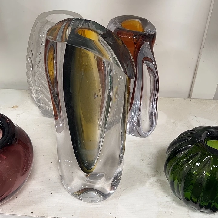 高32轻奢琉璃花器微瑕福利