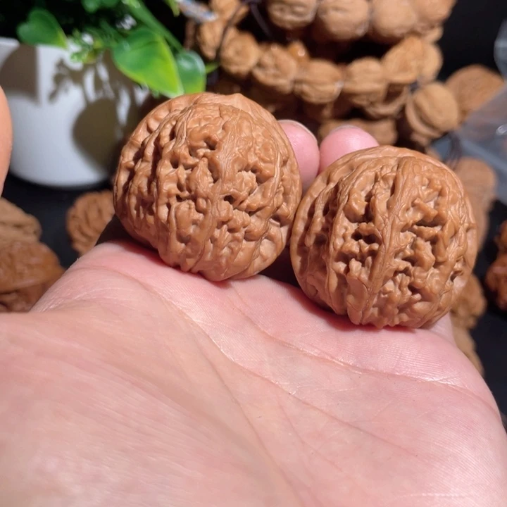 文玩核桃把件木*40凤凰台