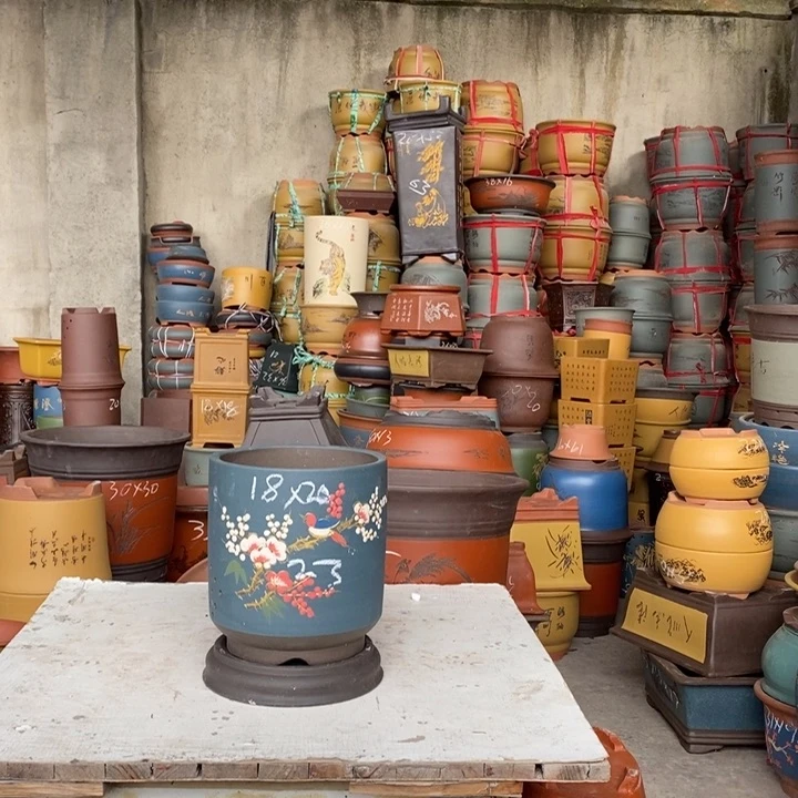 紫砂花盆紫砂花盆盆栽花卉苗木种植