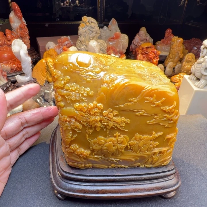 大***者寿山石北部田黄石