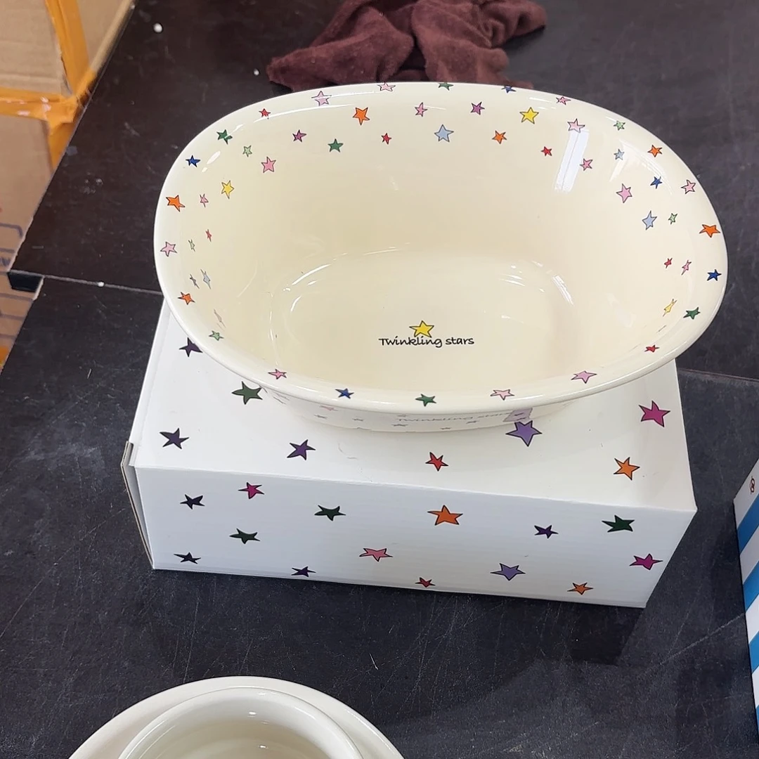 陶正单一个星星浴缸碗