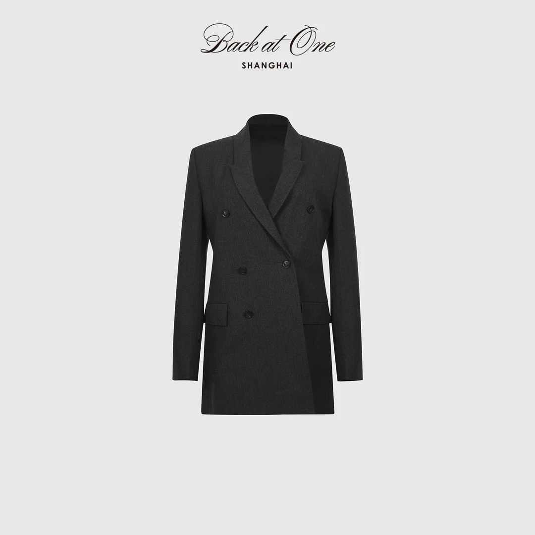 BACKATONE “她力量系列-高智”100羊毛翻驳领西装 BGS-1BC635E-K