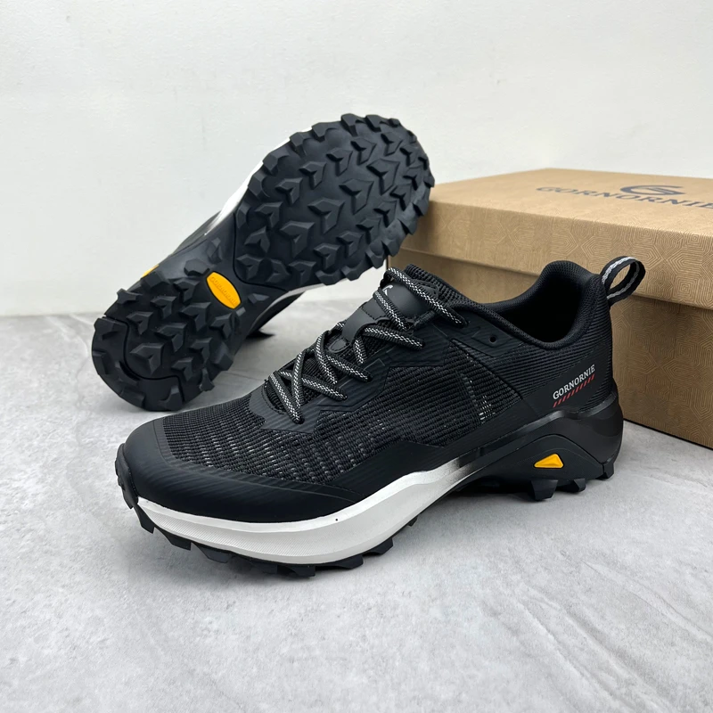 超透气~户外徒步鞋单网男耐磨防滑登山运动鞋透气轻量旅游休闲鞋