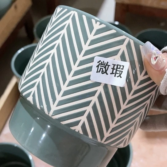 陶瓷外贸尾货多肉绿植陶瓷花盆