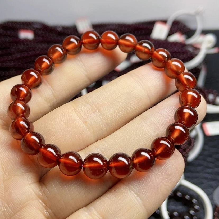 【闪购商品】石榴石手链未镶嵌8毫米