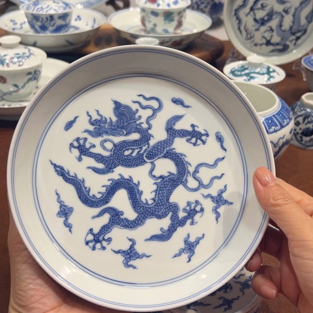 壶承龙纹壶承17厘米纯手工