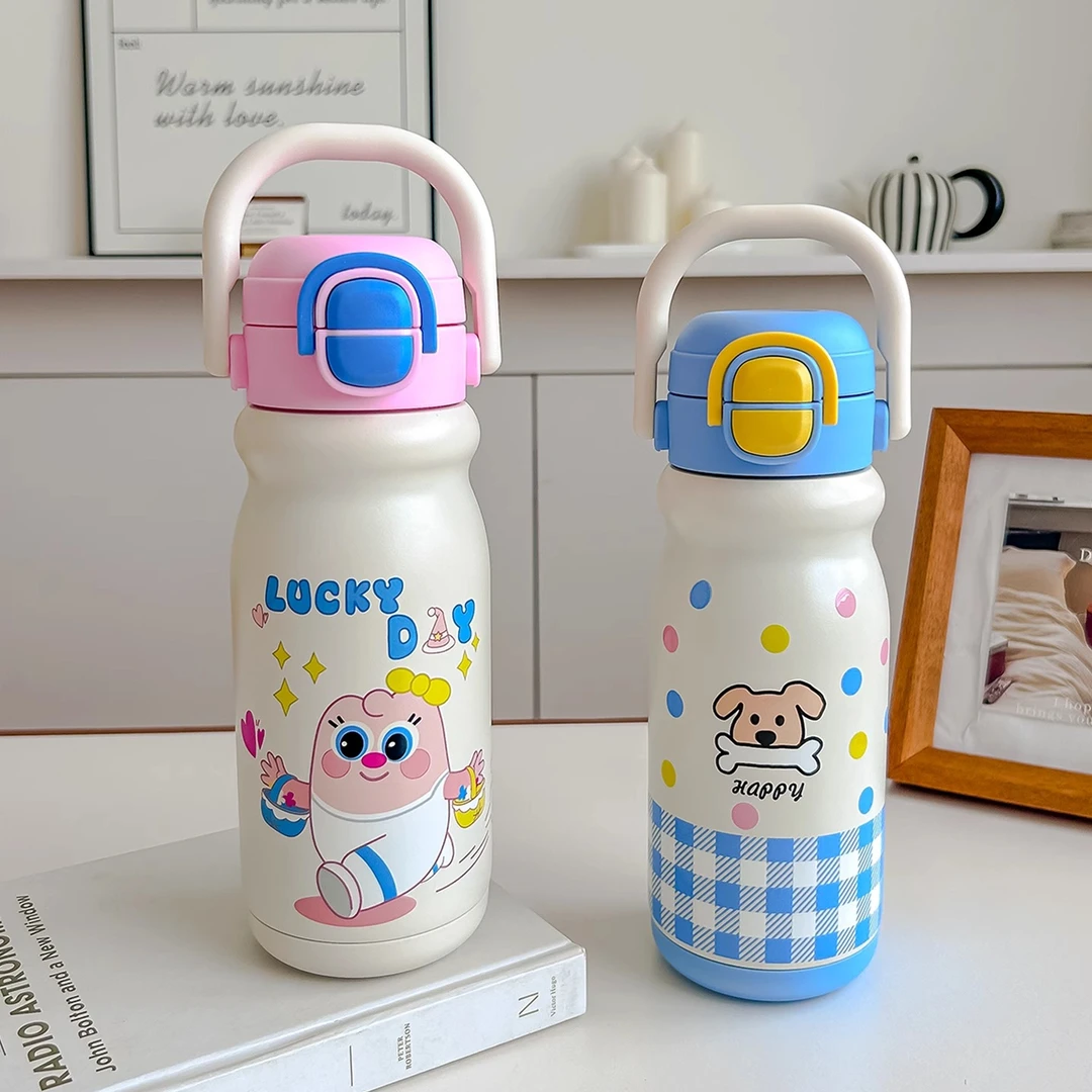 保温杯小巧便携女2025新款杯子高颜值水杯学生儿童可爱便携吸管杯