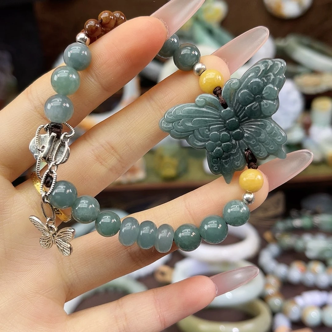 翡翠未镶嵌手链手链