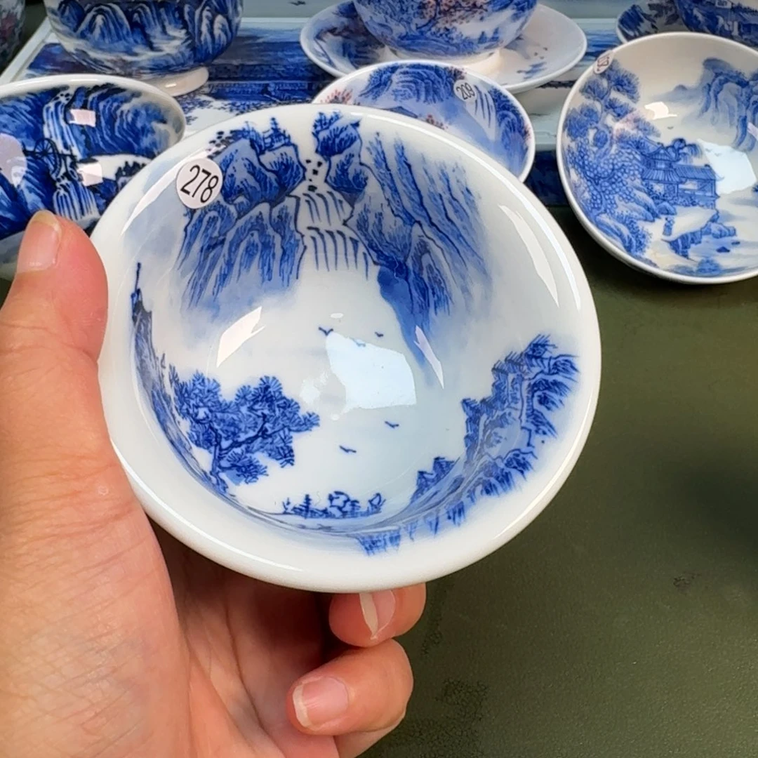 景德镇纯手绘茶具圆圆278