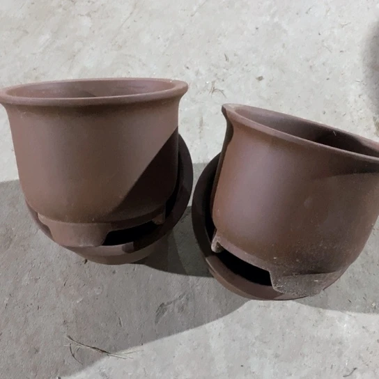紫砂花盆50-4。16-12.5
