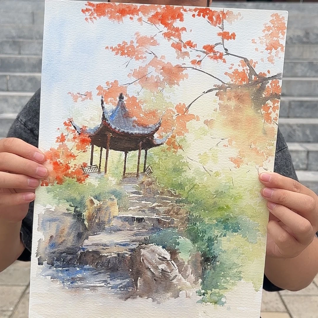 国画张老师作品分享