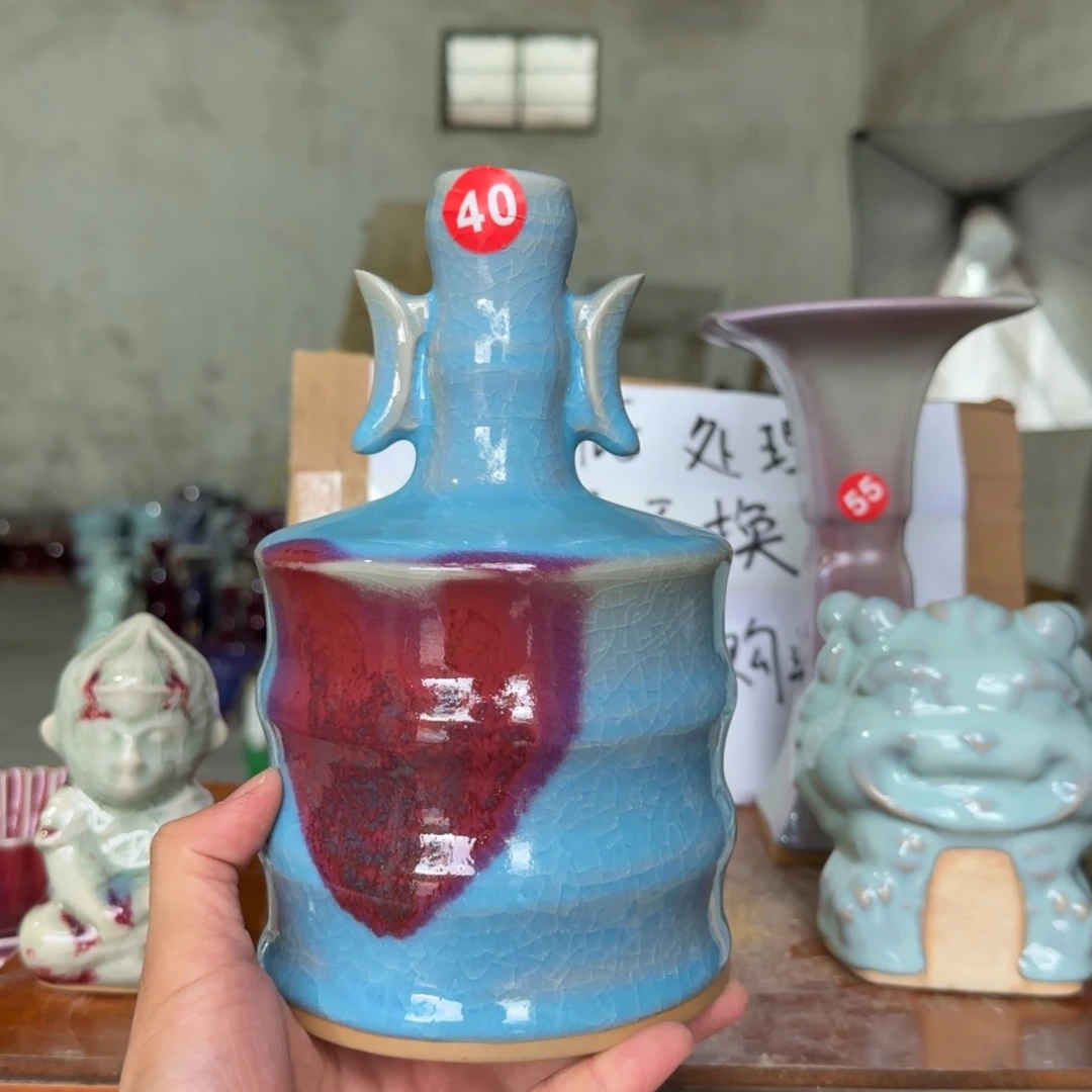 摆件郑家钧瓷摆件微瑕