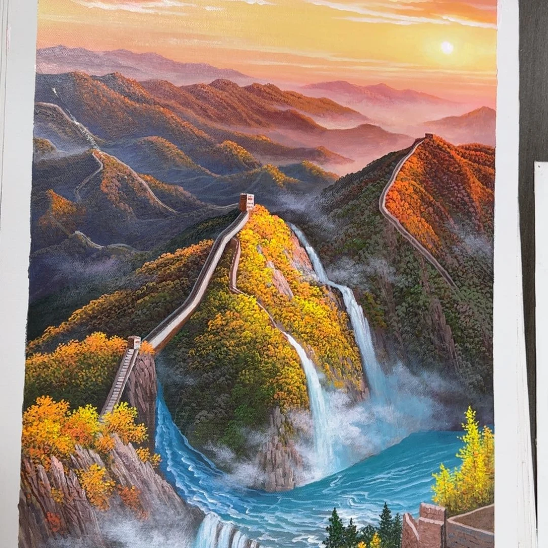 油画加油加油努力加油加油