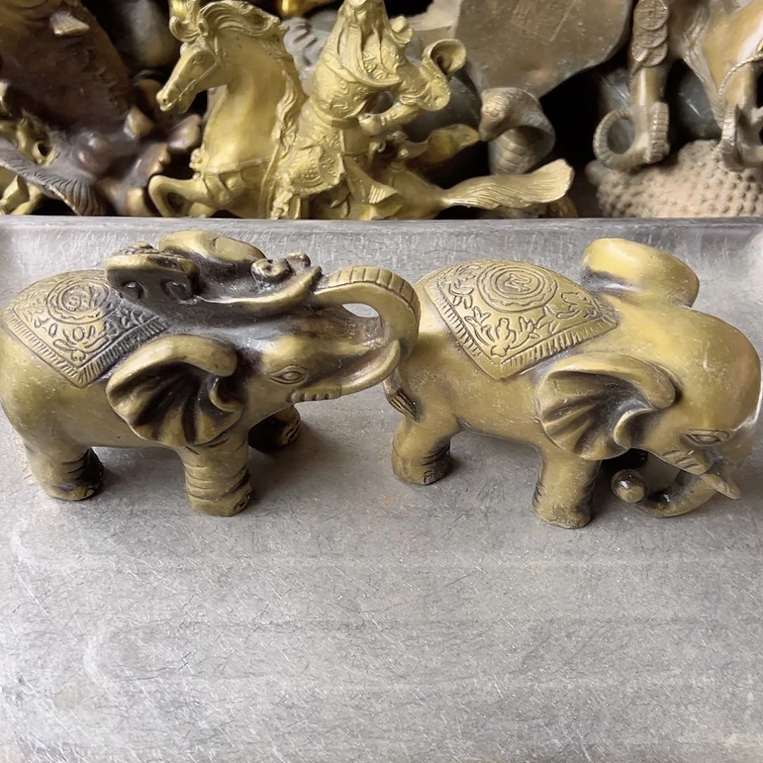 诚***下黄铜摆件工艺品，