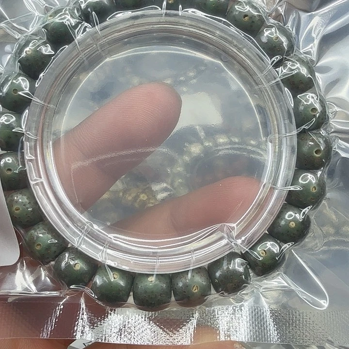 星月菩提手串59绿星月菩提单圈1.0