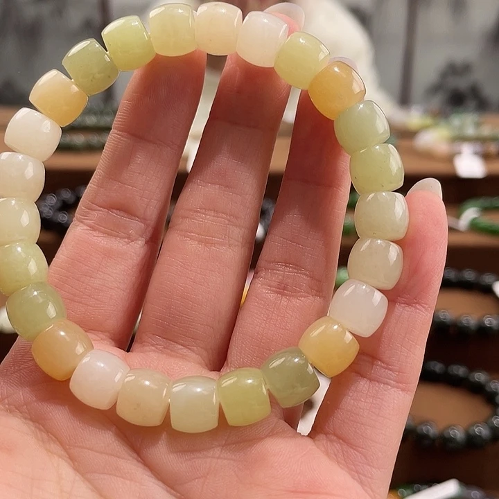 和田玉未镶嵌手链