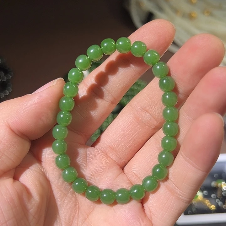 和田玉（糖玉）银S925镶嵌笔搁