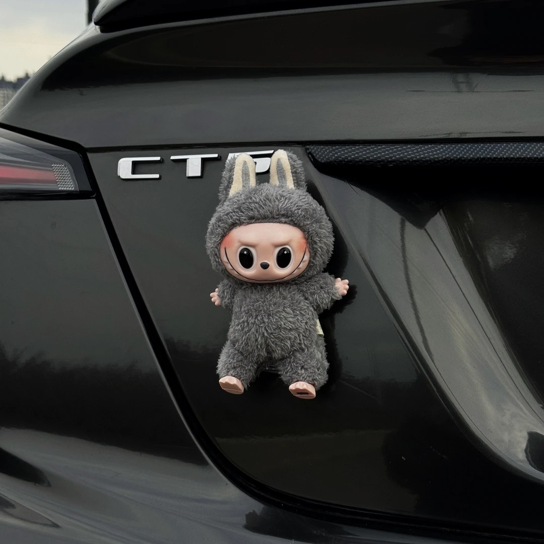 创意汽车尾部挂件车载电动车车外装饰品玩偶公仔
