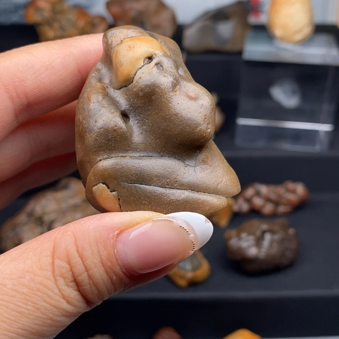 顽***石石材天然戈壁石摆件