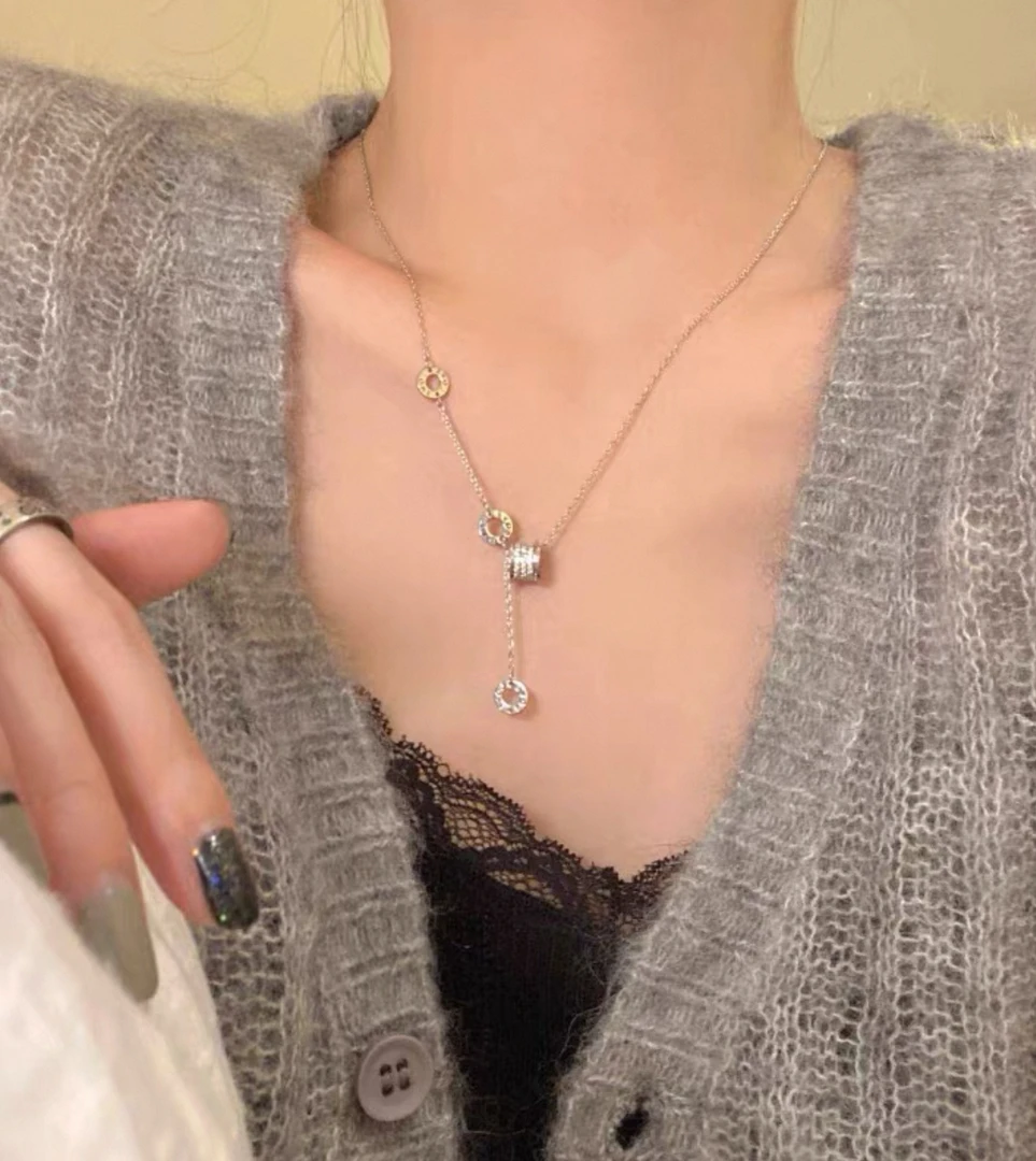 坠链均足银 气质百搭时尚日韩轻奢简约小众精致经典