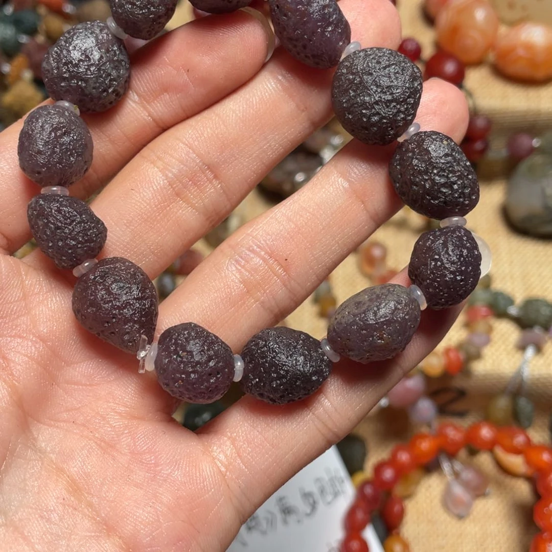 雨***梅玛瑙/玉髓手链合金