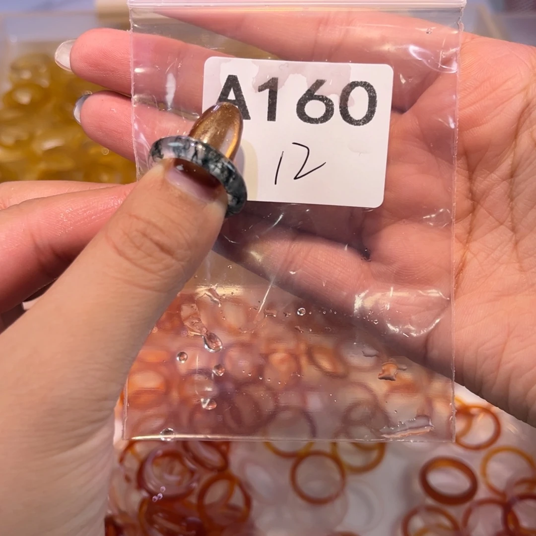 玛瑙/玉髓未镶嵌戒指160