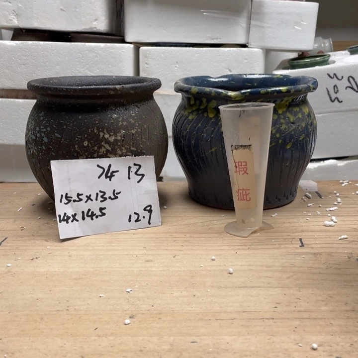 紫砂花盆多肉花盆微瑕13