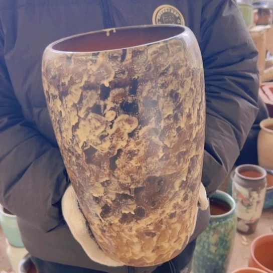 紫砂花盆高32口18————-