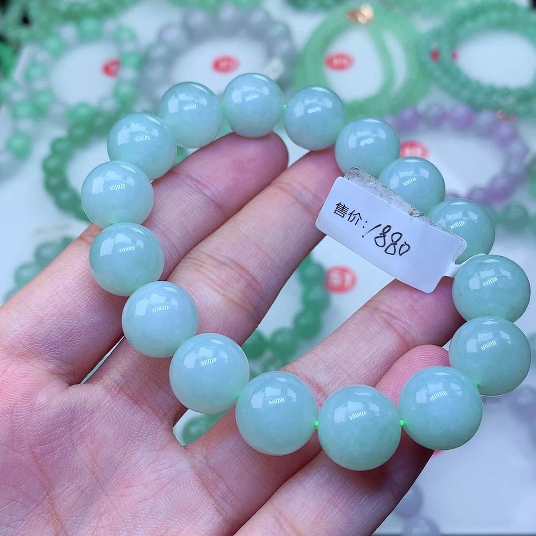 翡翠未镶嵌毛衣链
