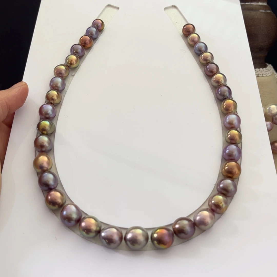 银S925镶嵌淡水珍珠手绳