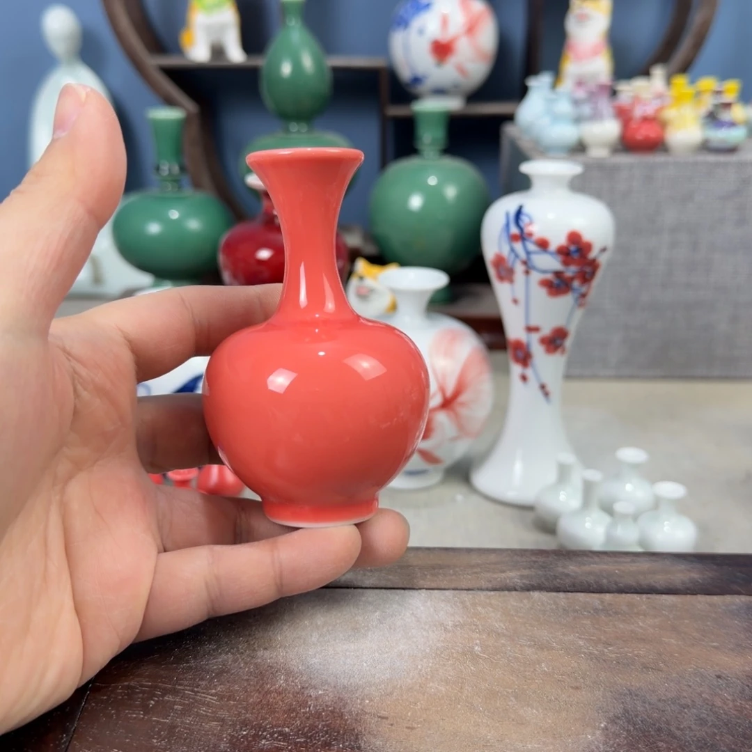 陶瓷手工小花器摆件