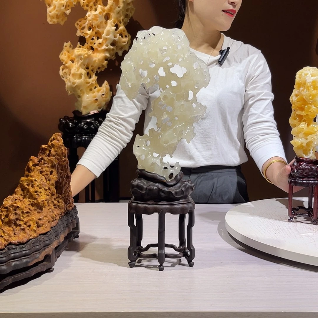 就***吹太湖石，太湖石摆件