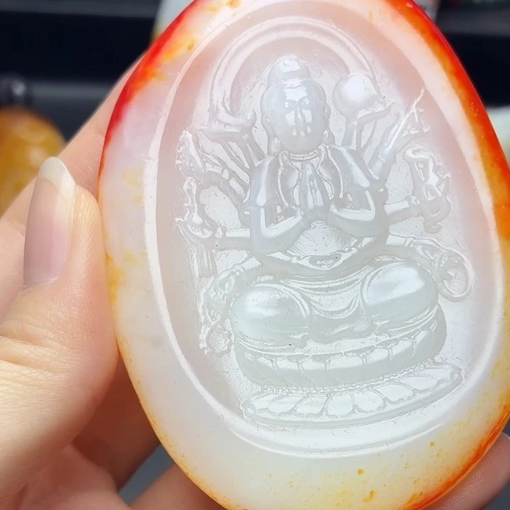 和田玉玉石挂件N1123拍一发一