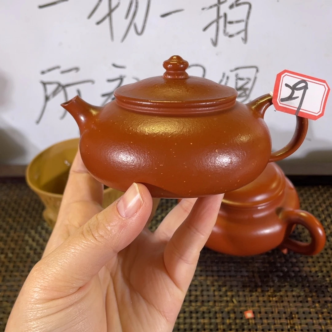 紫砂茶壶寒江微瑕