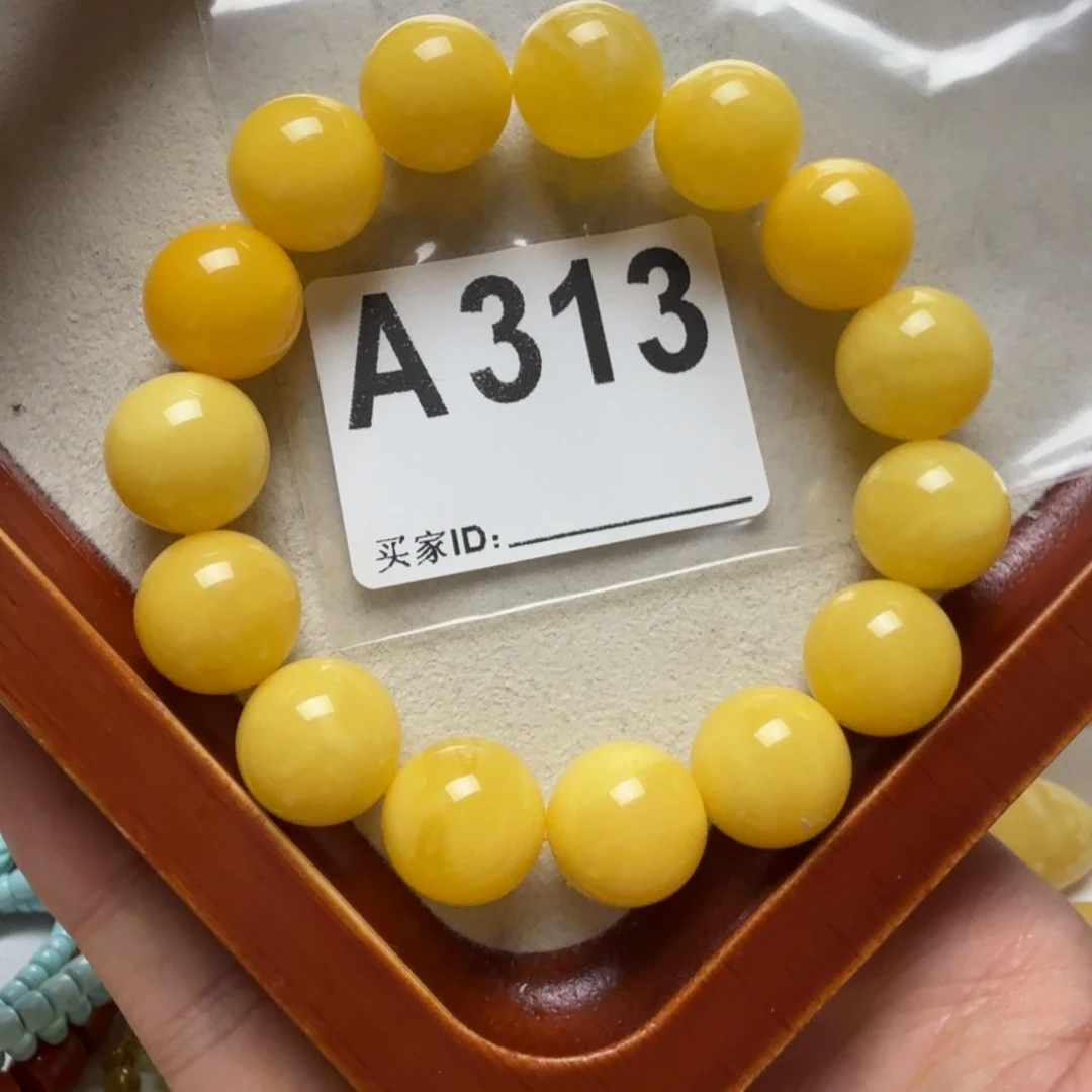未镶嵌琥珀手串琥珀蜜蜡手串14mm+