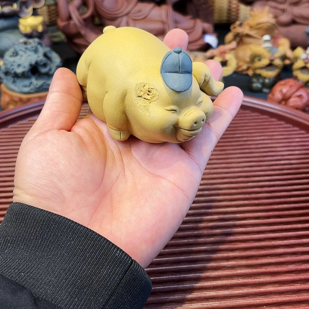 茶杯紫砂高端紫砂茶宠微瑕