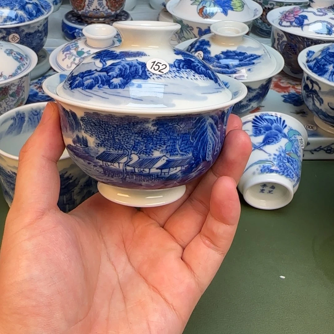 彦祖纯手工手绘茶具152