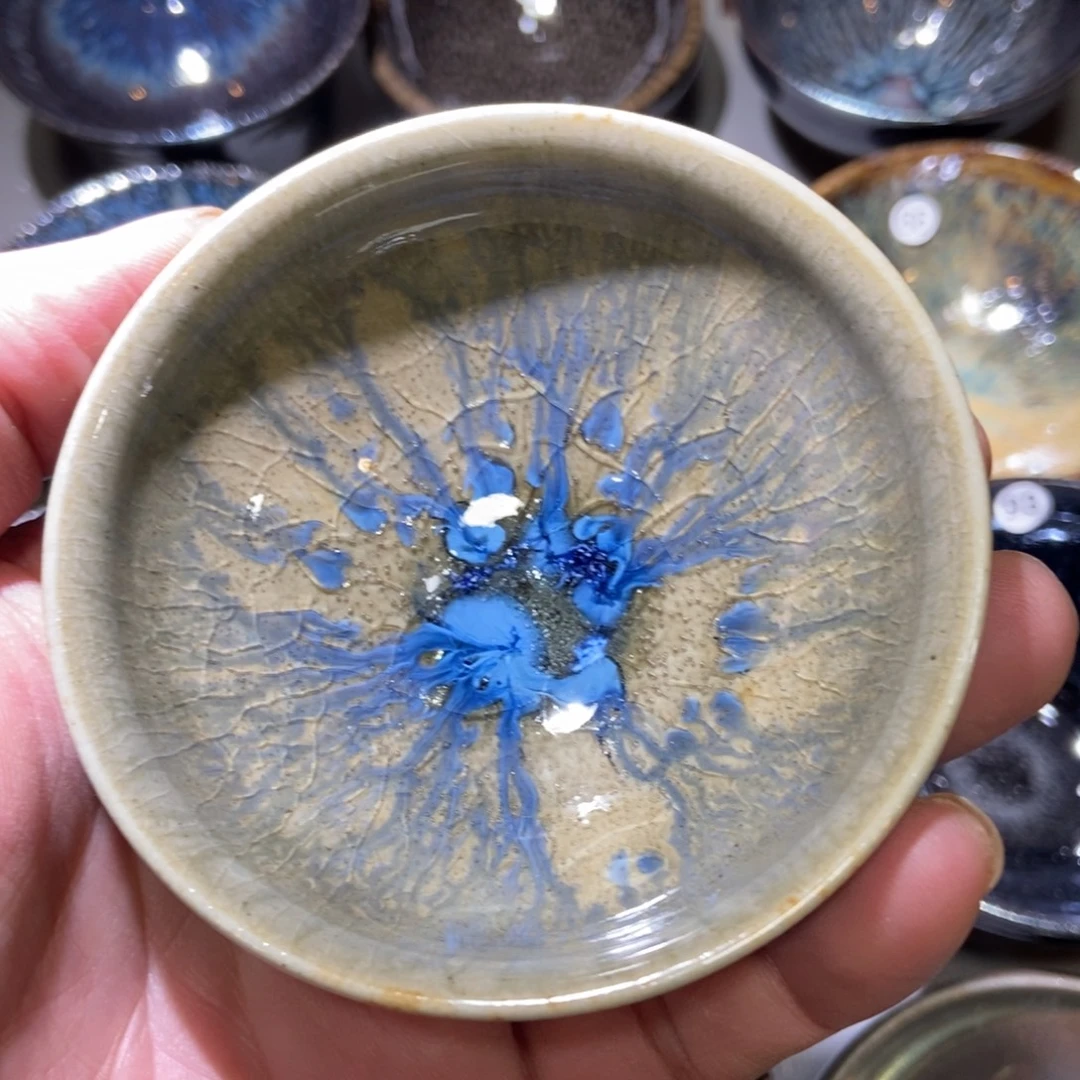 茶盏183 落灰烧微瑕盏漏
