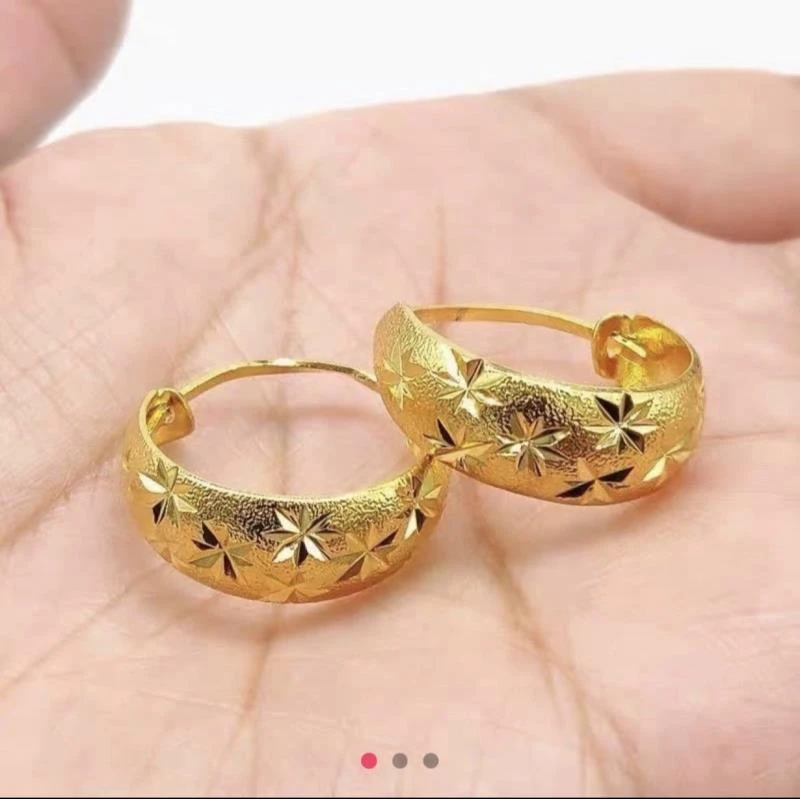 合金耳饰 满天星耳环