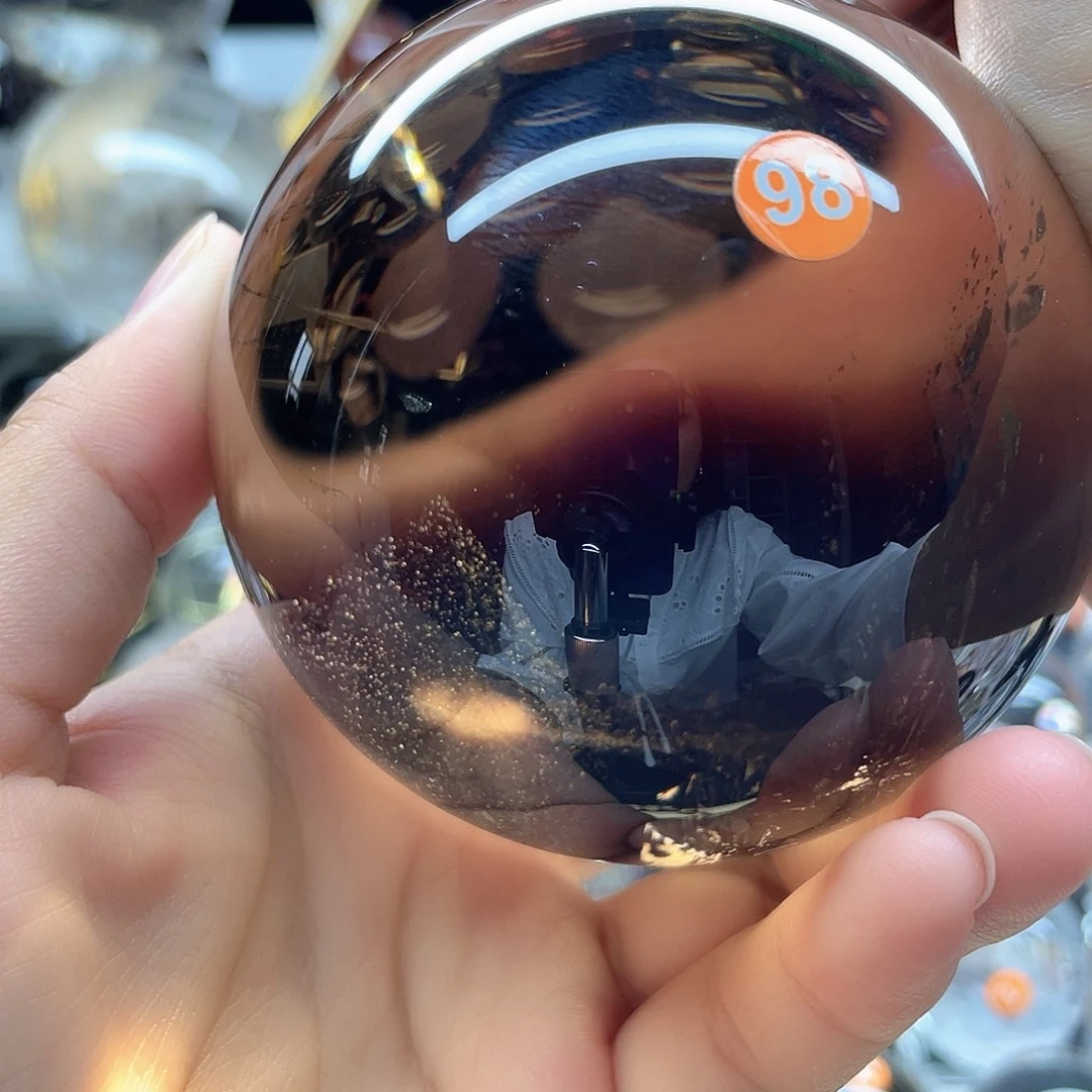未镶嵌珠宝半成品水晶茶晶81金字塔