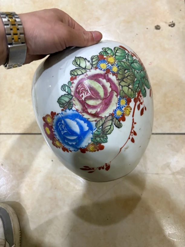 2号链接釉下彩瓷器拍下贴标签