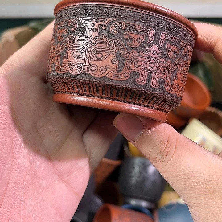 茶杯紫砂全手工紫砂主人杯