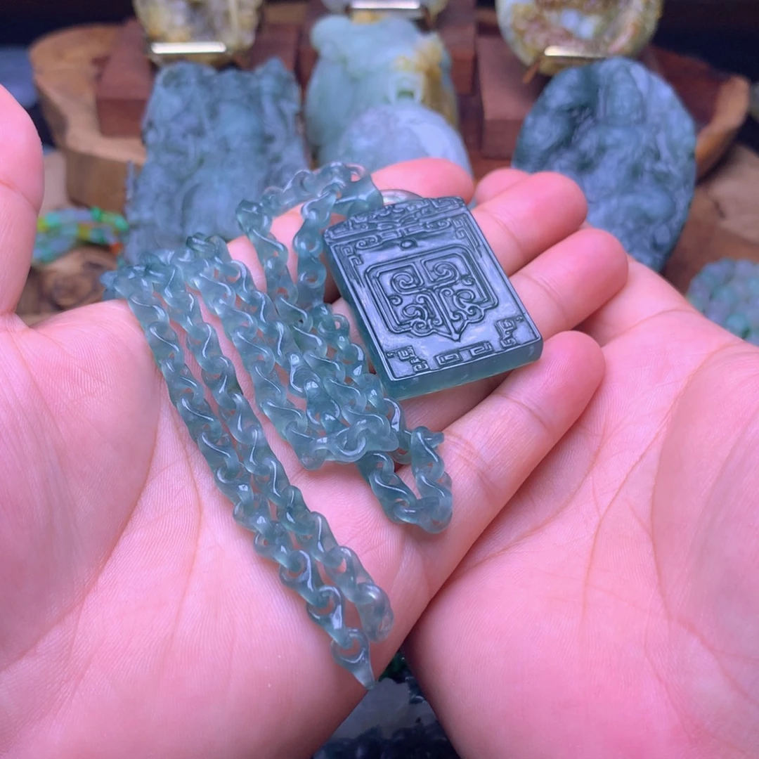 谭***华定制翡翠未镶嵌翡翠