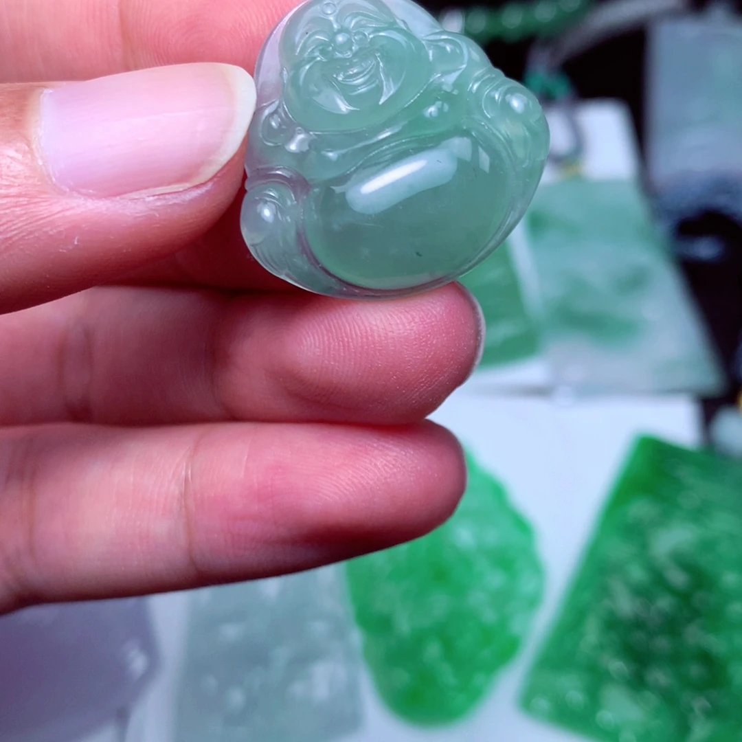 颈饰未镶嵌翡翠天然A货翡翠