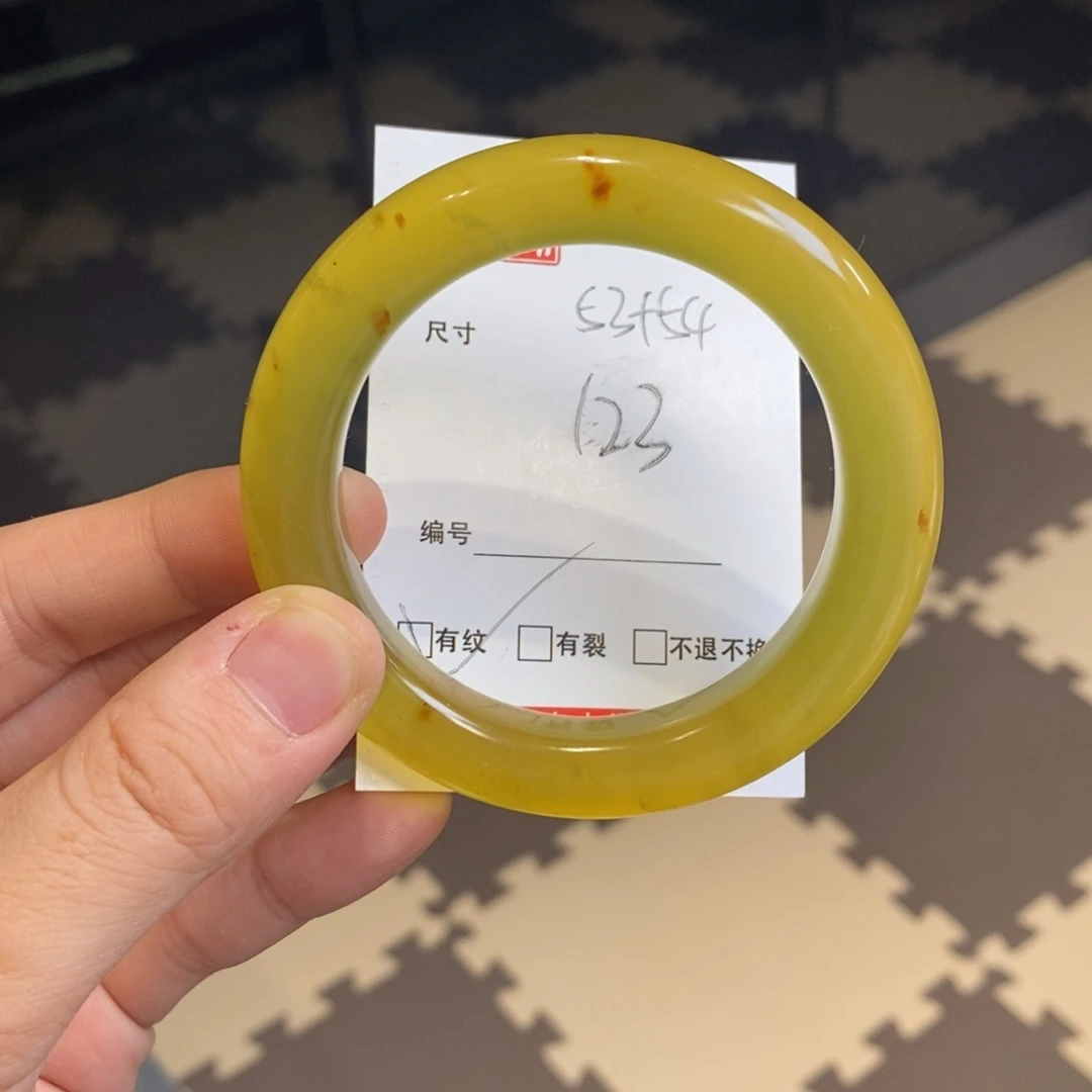 蛇纹石玉手镯未镶嵌?*南